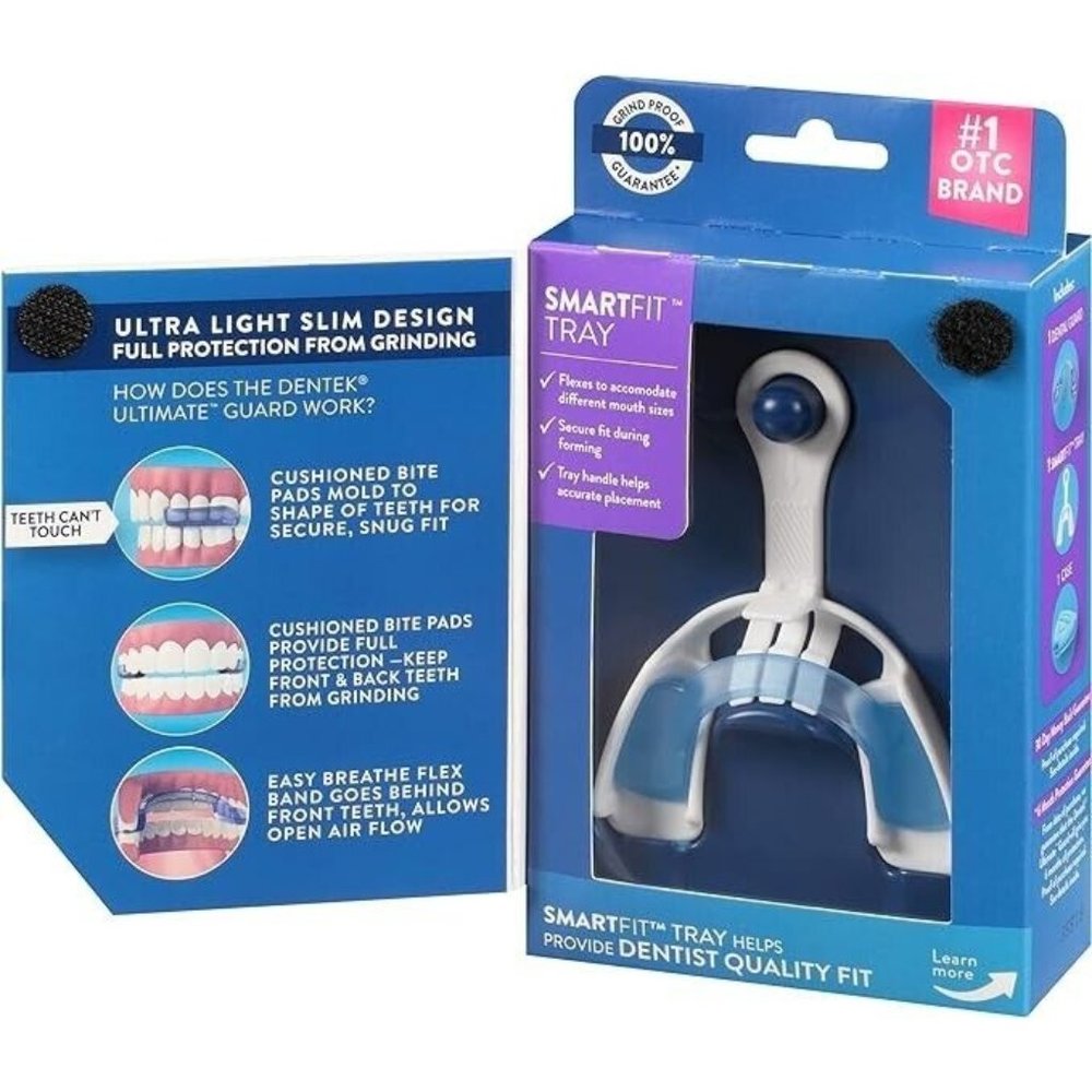 DenTek Dental Guard For Nighttime Teeth Grinding Custom Teeth Guard Fitting Tray